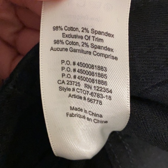 Womens Aritzia Wilfred Free Belen Pant Black Stretch Button size 6 slim NWT - Picture 6 of 6
